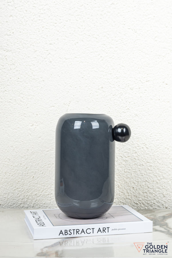 Vesper Glass Vase - Gray