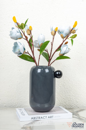Vesper Glass Vase - Gray
