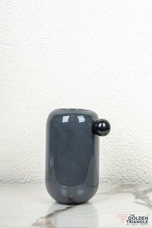 Vesper Glass Vase - Gray