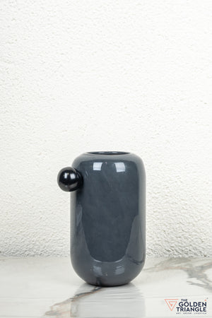 Vesper Glass Vase - Gray