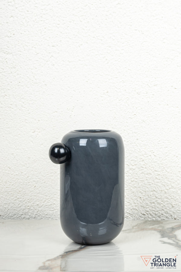 Vesper Glass Vase - Gray