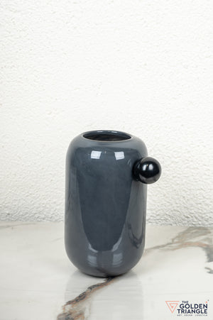Vesper Glass Vase - Gray