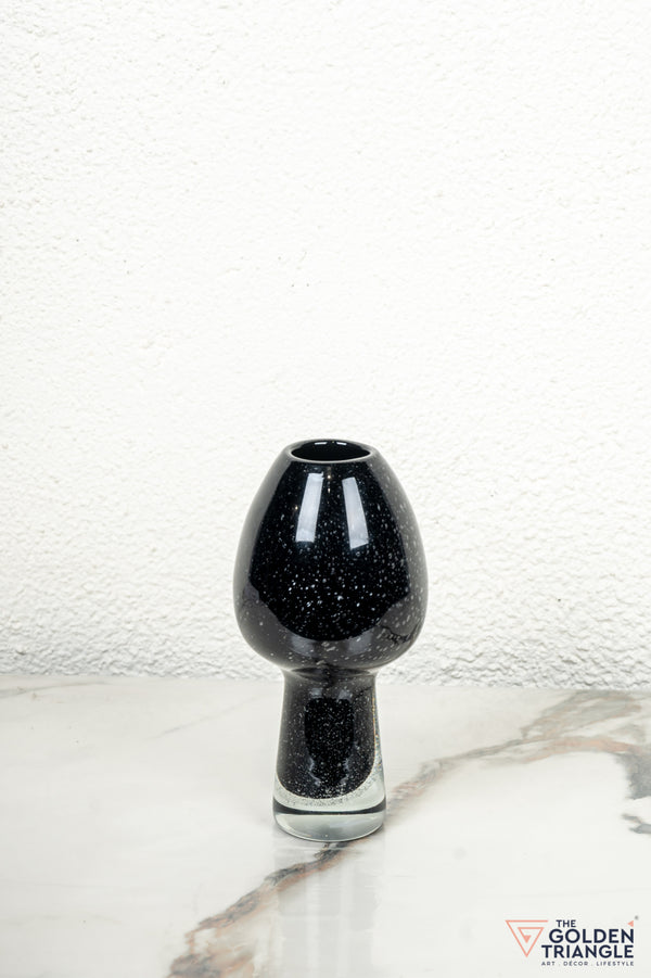 Tundra Glass Vase - Black