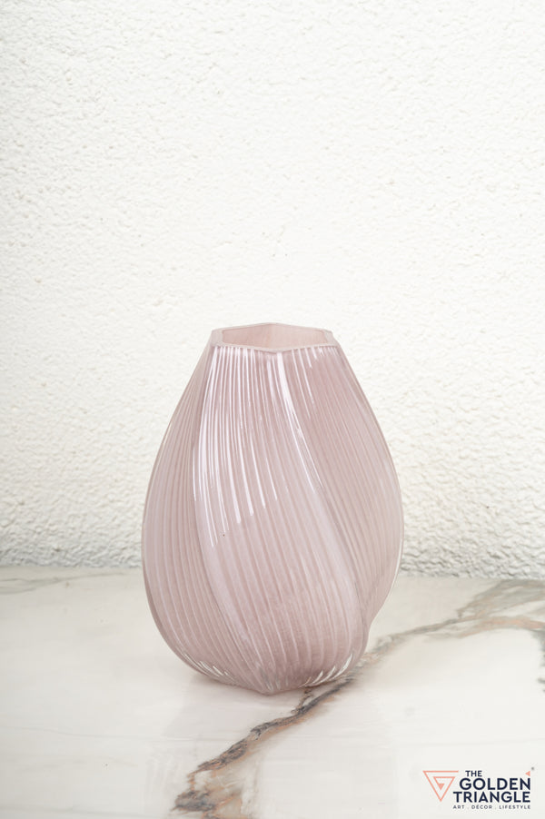 Aster Glass Vase - Pink