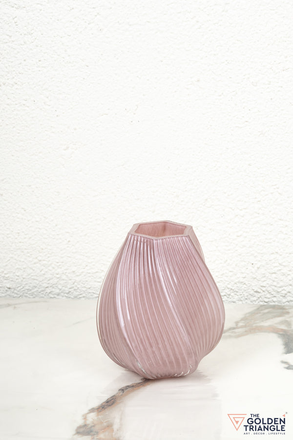 Aster Glass Vase - Pink