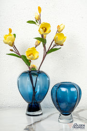 Twilight Glass Vase - Blue