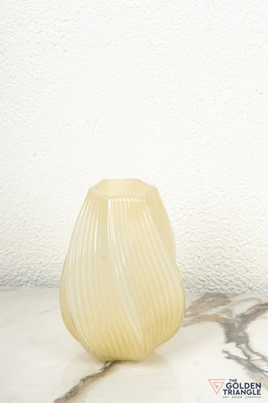 Aster Glass Vase - Yellow