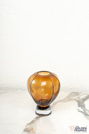 Twilight Glass Vase - Amber