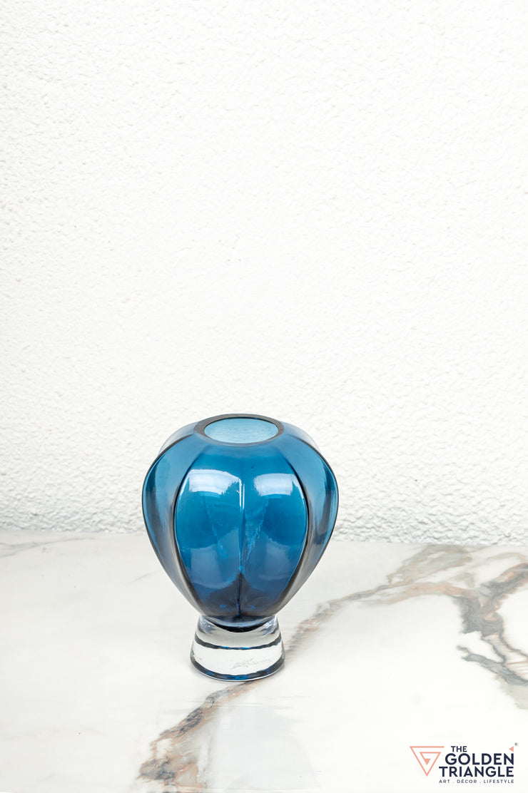 Twilight Glass Vase - Blue