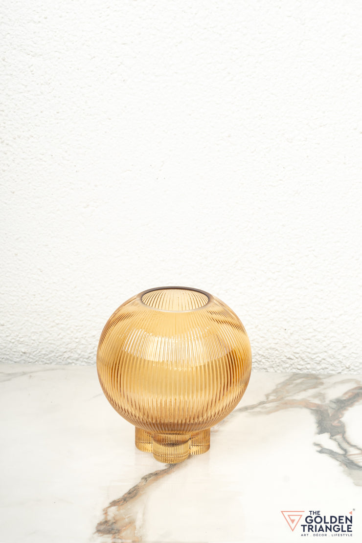 Illume Glass Vase - Amber