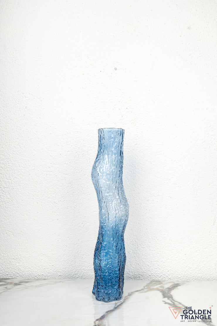 Quasar Glass Vase - Blue