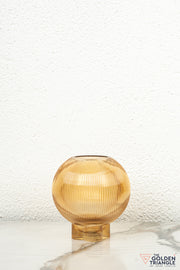 Illume Glass Vase - Amber