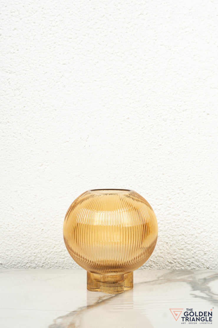 Illume Glass Vase - Amber