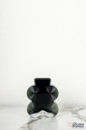 Prism Glass Vase - Amber - Short