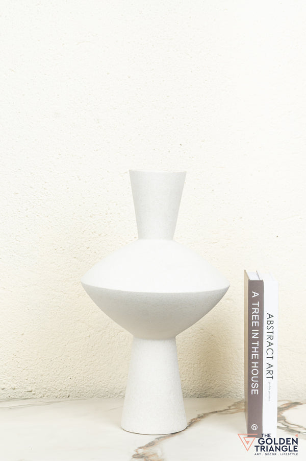 Ame Ceramic Vase - White