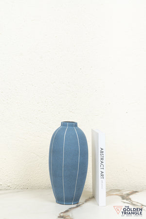Kinen Ceramic Vase - Blue