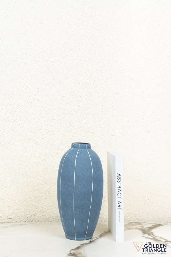 Kinen Ceramic Vase - Blue