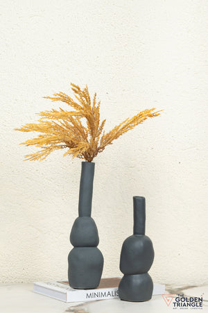Sumi Ceramic Vase - Black