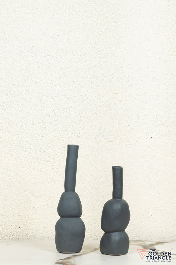 Sumi Ceramic Vase - Black