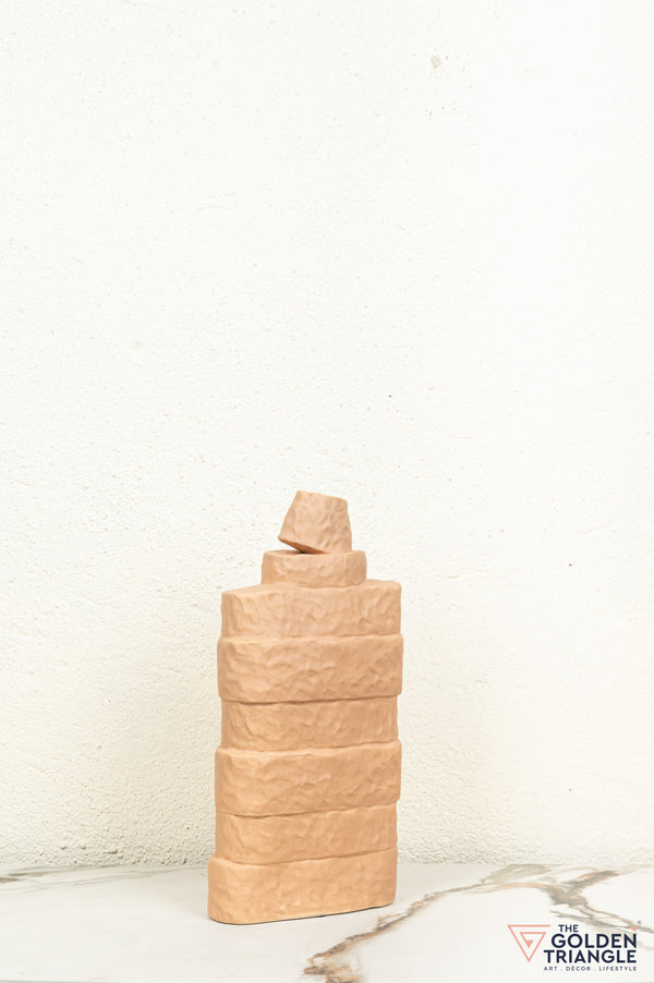 Kaori Ceramic Vase - Clay