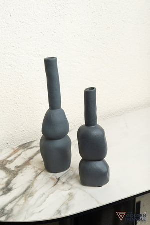 Sumi Ceramic Vase - Black