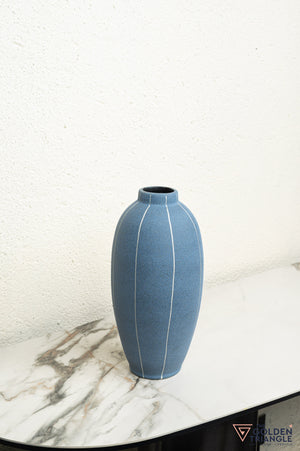 Kinen Ceramic Vase - Blue