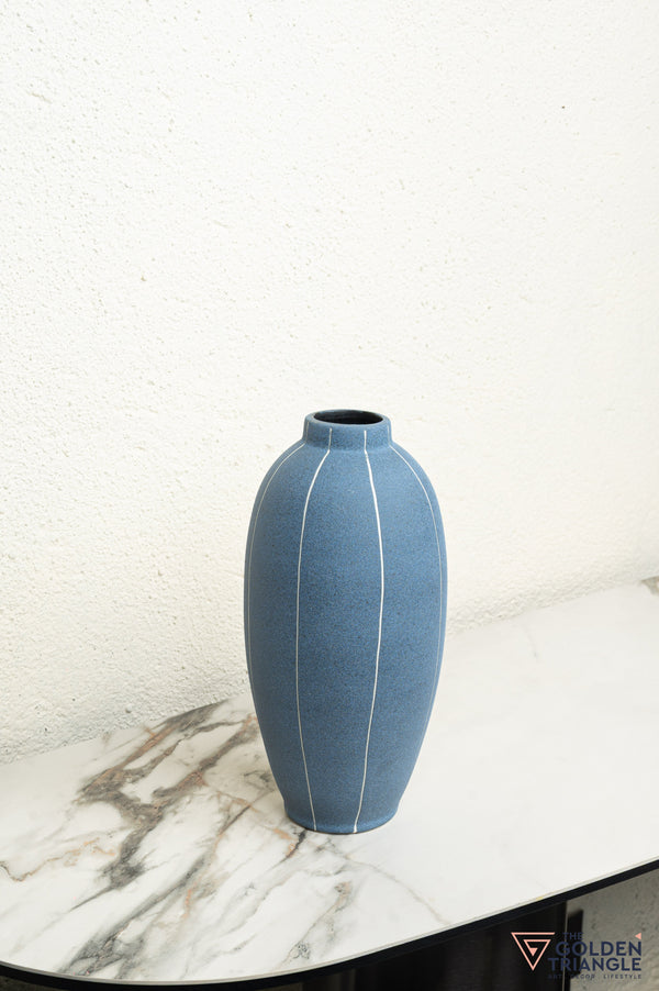 Kinen Ceramic Vase - Blue