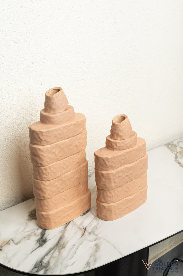 Kaori Ceramic Vase - Clay