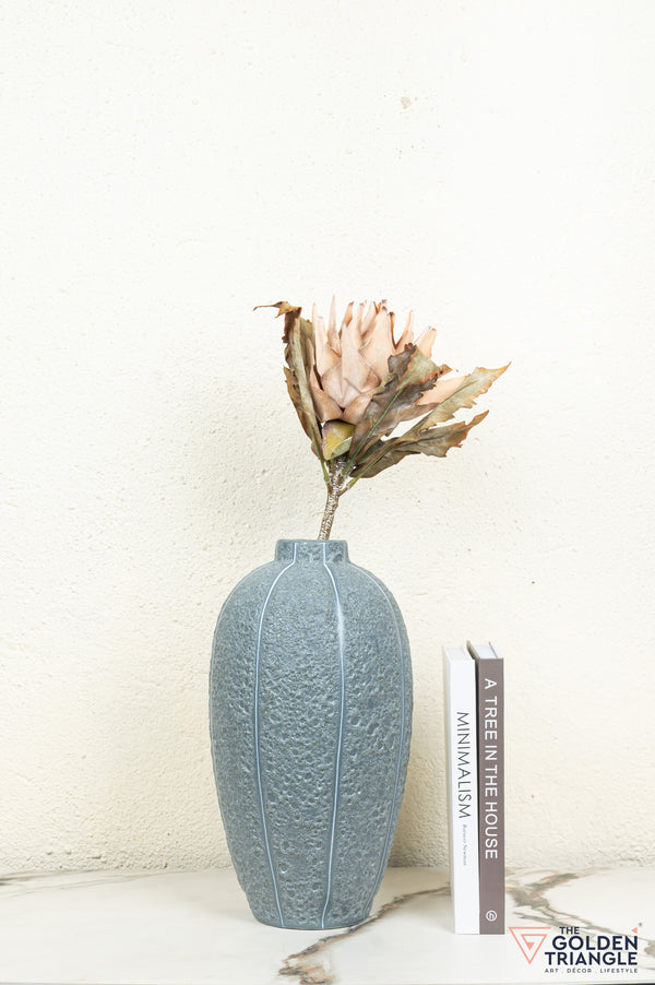 Kinen Ceramic Vase - Skyblue