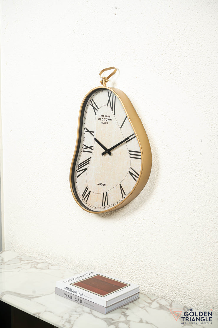 Tryst Wall Clock - Gold