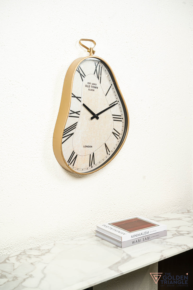 Tryst Wall Clock - Gold