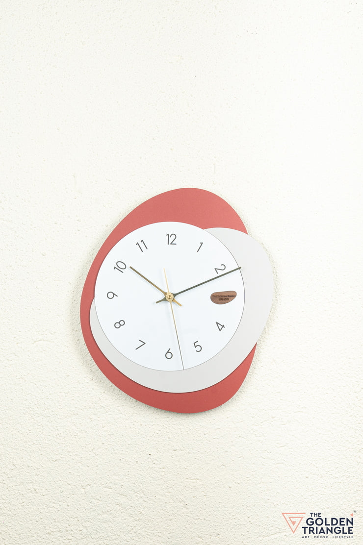 Emi Wall Clock - Red