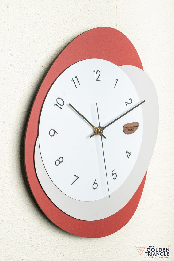 Emi Wall Clock - Red