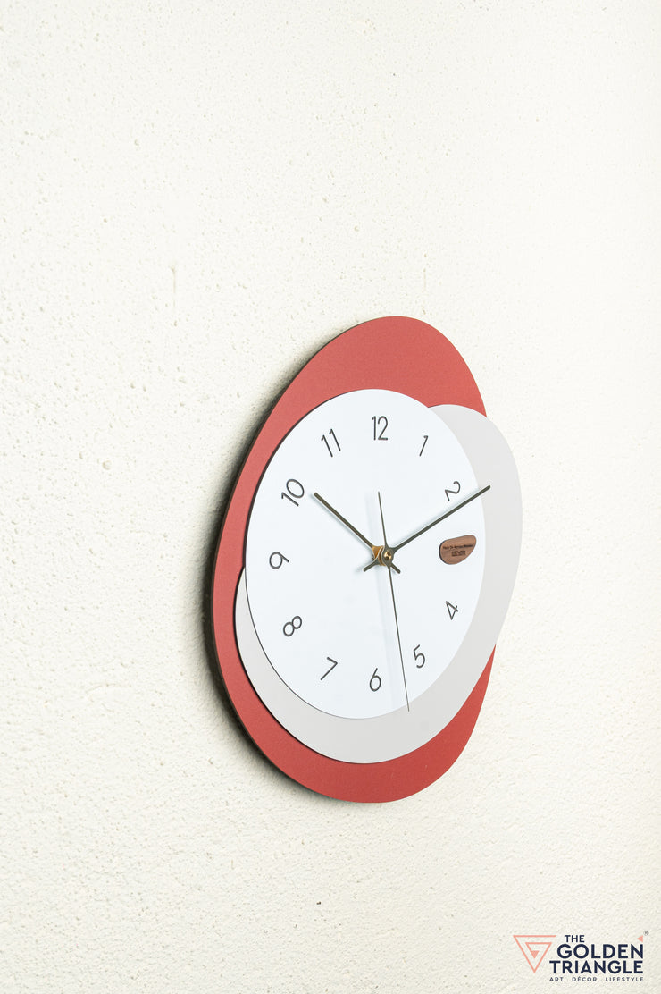 Emi Wall Clock - Red