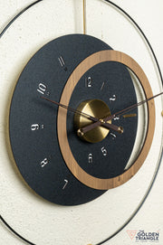 Yuzuki Wall Clock - Black