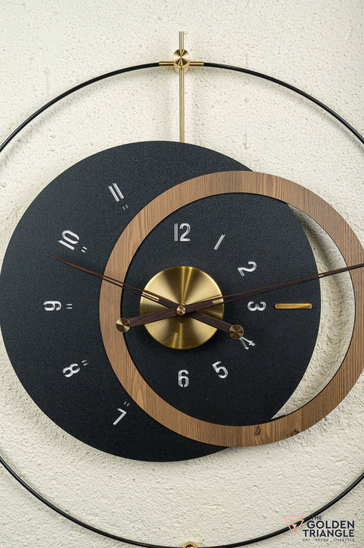 Yuzuki Wall Clock - Black