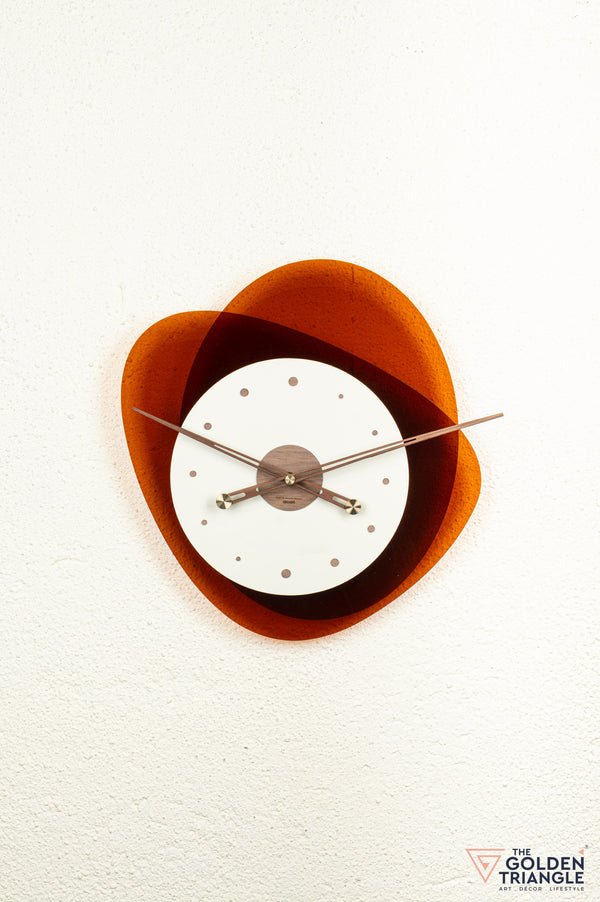 Asahi Wall Clock - Orange
