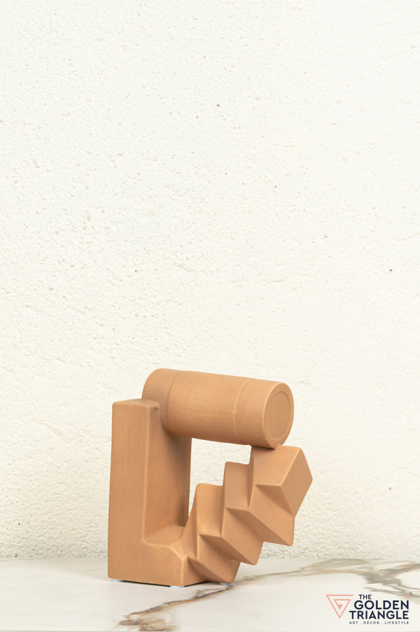 Sorao Ceramic Tabletop Showpiece - Clay