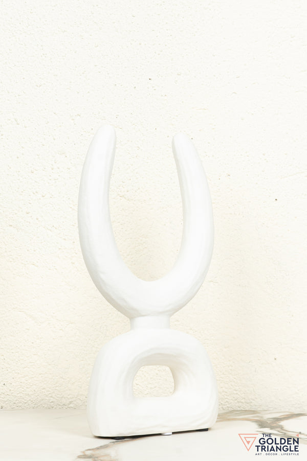 Yumi Ceramic Showpiece - White