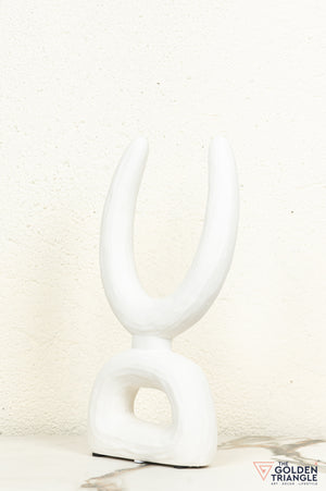 Yumi Ceramic Showpiece - White