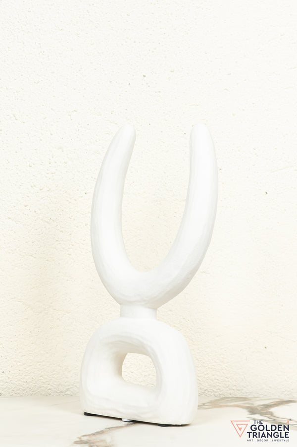Yumi Ceramic Showpiece - White