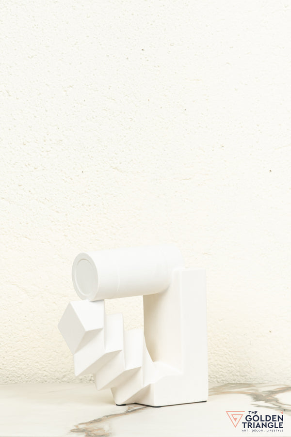 Sorao Ceramic Tabletop Showpiece - White