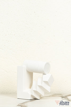 Sorao Ceramic Tabletop Showpiece - White