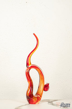 Fable Cat Glass Sculpture