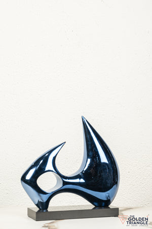 Aura Abstract Sculpture - Blue