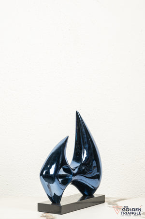 Aura Abstract Sculpture - Blue
