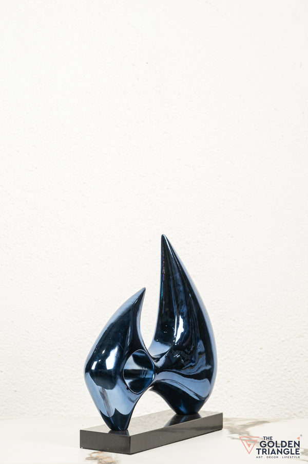 Aura Abstract Sculpture - Blue