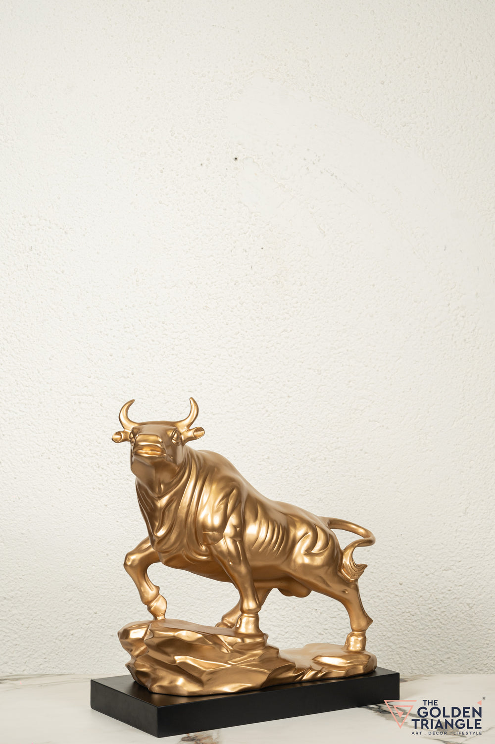 Sora Bull Sculpture - Gold