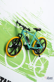 Velocity 3D Mountain Bicycle Wall Art Frame - Green