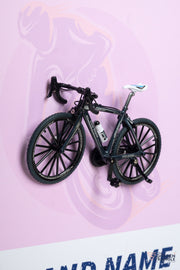 Velocity 3D Bicycle Wall Art Frame - Pink